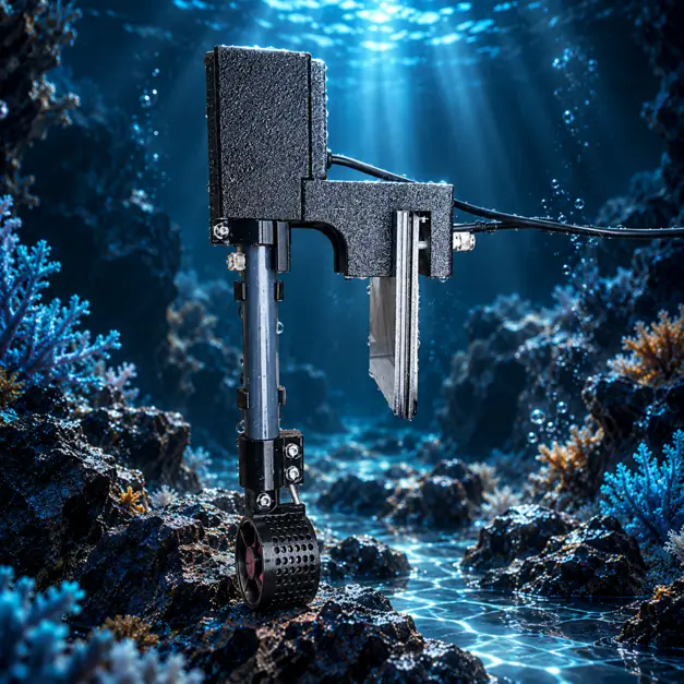 CP-SWEEP BORA side view with aquarium mounting bracket