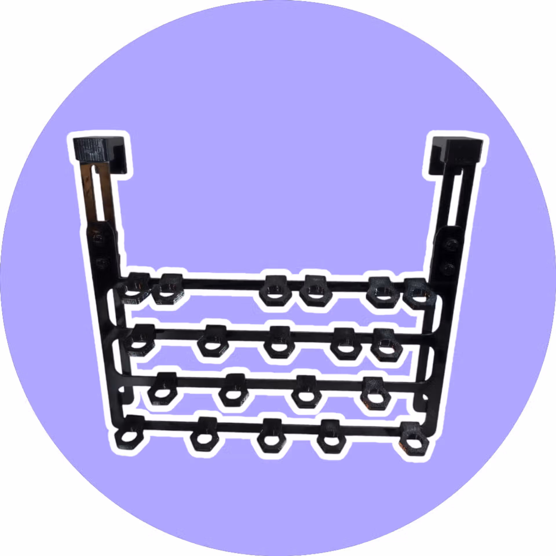 Paroi a bouture modulaire avec 20 support - 30x20Cm