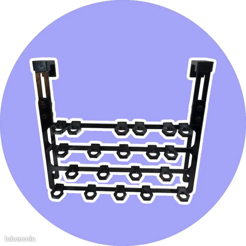 Paroi a bouture modulaire avec 20 support - 30x20Cm