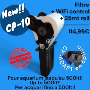 CP-10 Filtre à rouleau automatique - Pour aquarium jasqu'au 500lt