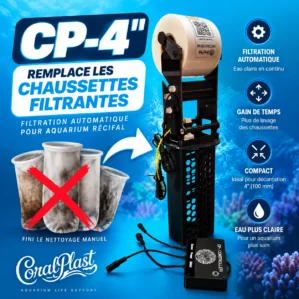 CP-4" SLIM Filtre pour support a chaussette