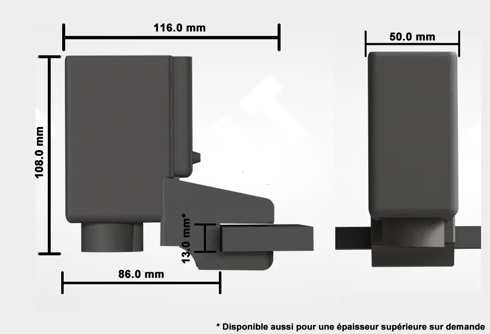 Support Oscillateur - Vertical/Horizontal